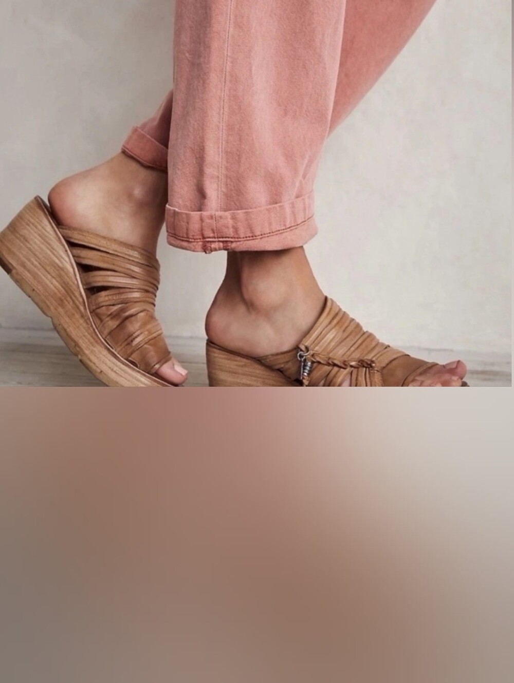 A.S.98 Women's Nicolls Straps Leather Platform Sandals EU 39 Boho Luxury